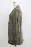 画像2: ALGONQUINS / シャツジャケット  カーキ H-25-09-24-015-AL-JA-KB-ZH (2)