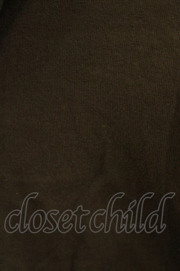 画像4: ALGONQUINS / プリント半袖ZIPパーカー  カーキ H-25-09-24-024-AL-TO-KB-ZT490 (4)