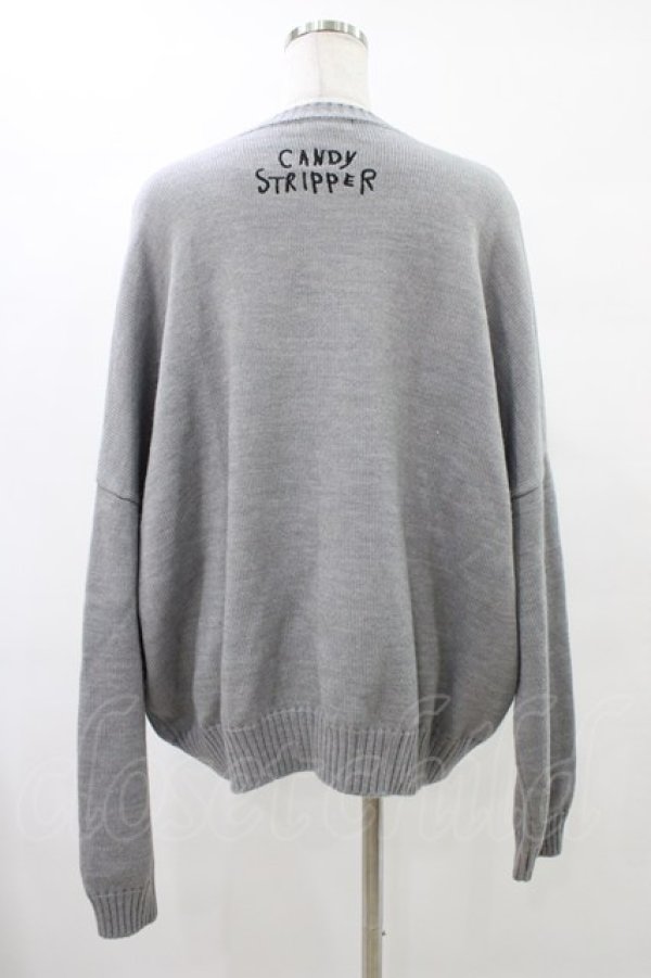 画像2: Candy Stripper / BELOVED PEPE KNIT 2 グレー H-25-09-25-1041-PU-TO-KB-ZH (2)