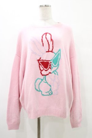 画像: Candy Stripper / COOL BUNNY KNIT  ピンク H-25-09-25-1044-PU-TO-KB-ZH