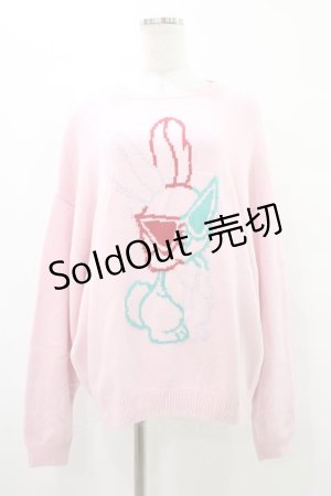画像: Candy Stripper / COOL BUNNY KNIT  ピンク H-25-09-25-1044-PU-TO-KB-ZH