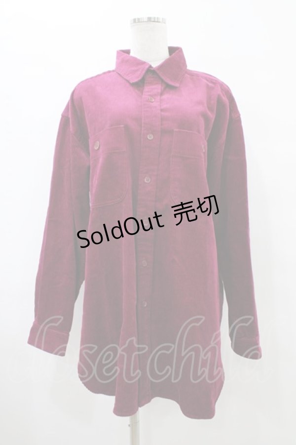 画像1: MILKBOY / CORDUROY SHIRTS  ワイン H-25-09-25-1047-MB-BL-KB-ZH (1)