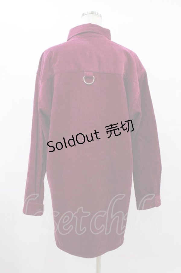 画像2: MILKBOY / CORDUROY SHIRTS  ワイン H-25-09-25-1047-MB-BL-KB-ZH (2)