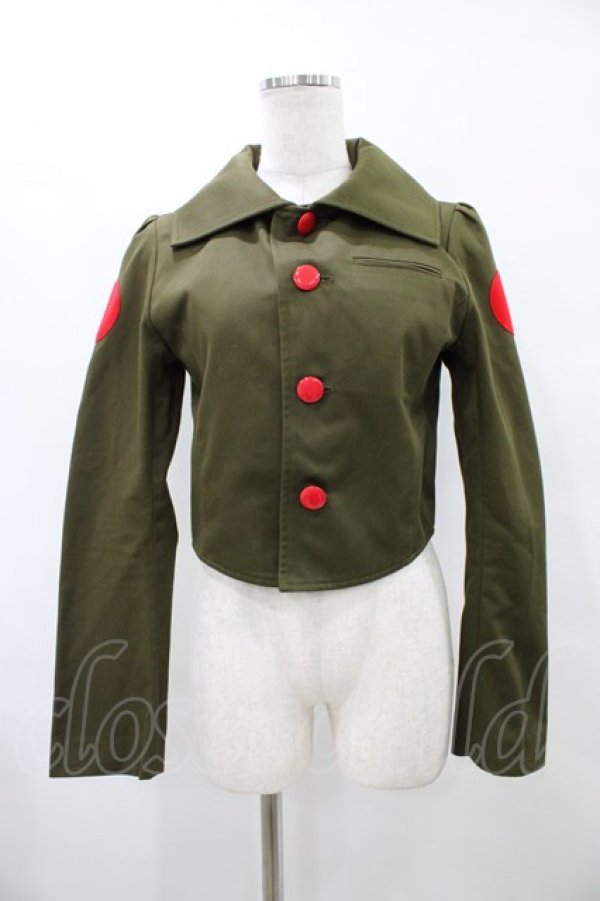 画像1: ZOESTYLES / ドラキュラ番長ショートジャケット  カーキ H-25-09-25-1060-GO-JA-KB-ZH (1)