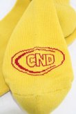 画像2: Candy Stripper / CND RIB SOCKS  YELLOW H-25-09-25-1009-PU-ZA-KB-ZH (2)