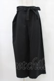 画像1: HERHUM / タックリボンのワイドパンツ  黒 H-25-09-25-1018-0-PA-KB-ZH (1)