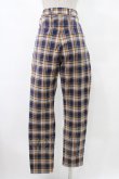 画像2: MILKBOY / CHECK PANTS  ネイビー H-25-09-25-1020-MB-PA-KB-ZH (2)