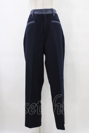 画像: MILKBOY / 2TONE PANTS  ネイビー H-25-09-25-1021-MB-PA-KB-ZH