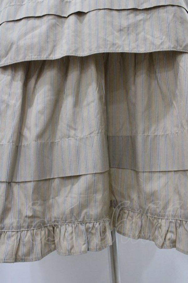 画像5: Maison de minette / ストライプドレス  ベージュ H-25-09-25-1024-0-OP-KB-ZH (5)