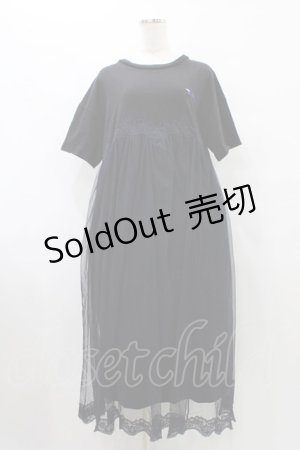 画像: Candy Stripper / BRAVE DINOSAUR LINGERIEワンピース  ブラック H-25-09-25-1029-PU-OP-KB-ZT456