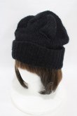 画像1: HELL CAT PUNKS / 角付きニット帽  黒 H-25-09-25-1004-PU-AC-KB-ZH (1)