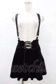 画像1: KILL STAR / ABOLOFT SUSPENDER DRESS SKIRT XS ブラック H-25-09-25-1037-SL-SK-KB-ZH (1)