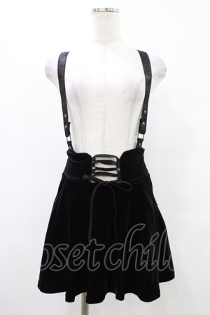 画像: KILL STAR / ABOLOFT SUSPENDER DRESS SKIRT XS ブラック H-25-09-25-1037-SL-SK-KB-ZH