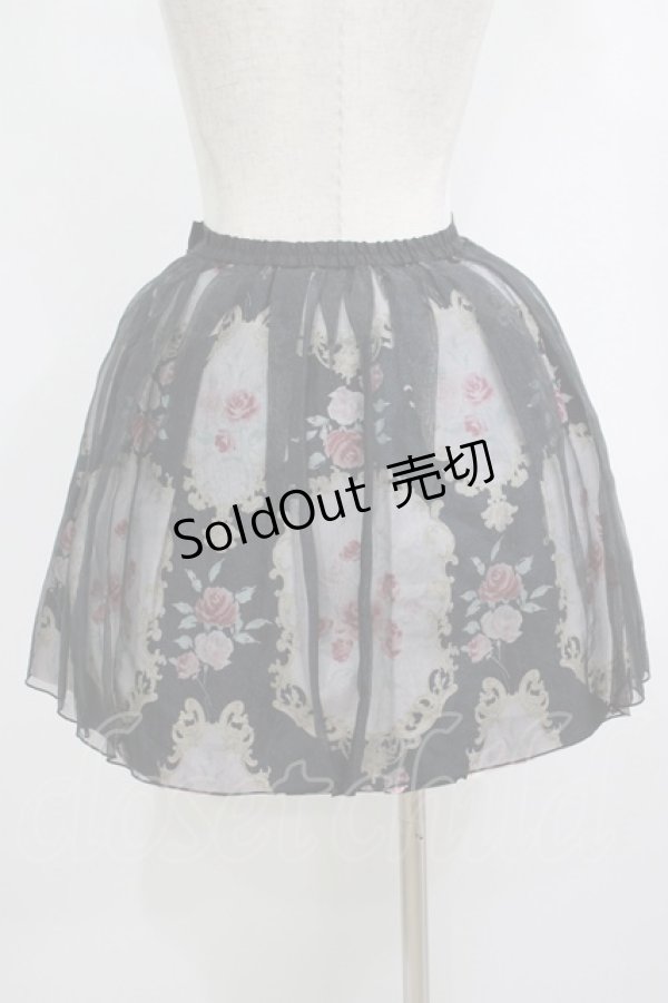 画像3: JESUS DIAMANTE / ロマンティックプリンセススカート 38 オーナメントブラック H-25-09-26-023-JE-SK-NS-ZH (3)