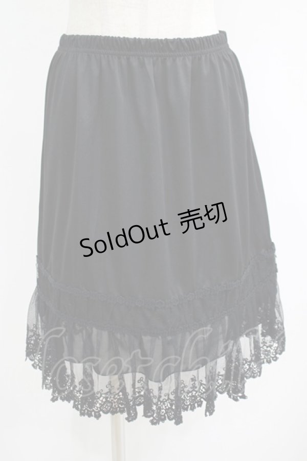 画像1: axes femme / ペチスカート M ブラック H-25-09-26-041-AX-SK-NS-ZH (1)