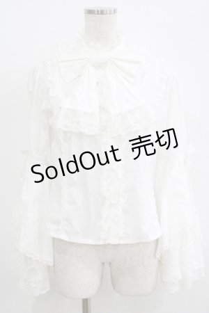 画像: Plum Tree（海外ロリータブランド） / Liliya's Secrets姫袖ブラウス M ホワイト H-25-09-26-043-PU-BL-NS-ZH