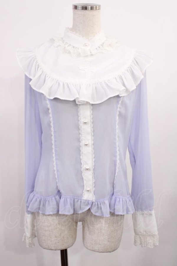 画像1: Angelic Pretty / シスターブラウス Free ラベンダー H-25-09-26-1027-AP-BL-NS-ZH (1)