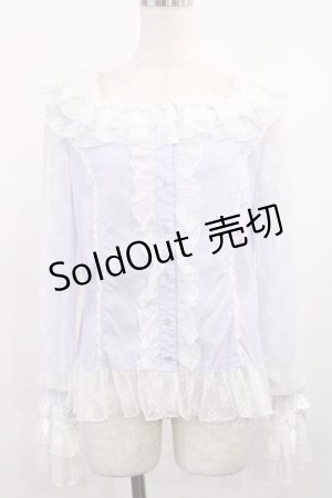 画像: Angelic Pretty / フランソワーズブラウス Free ラベンダー H-25-09-26-1029-AP-BL-NS-ZH