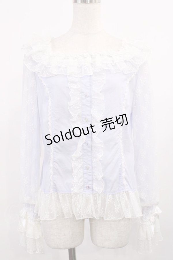 画像1: Angelic Pretty / フランソワーズブラウス Free ラベンダー H-25-09-26-1029-AP-BL-NS-ZH (1)