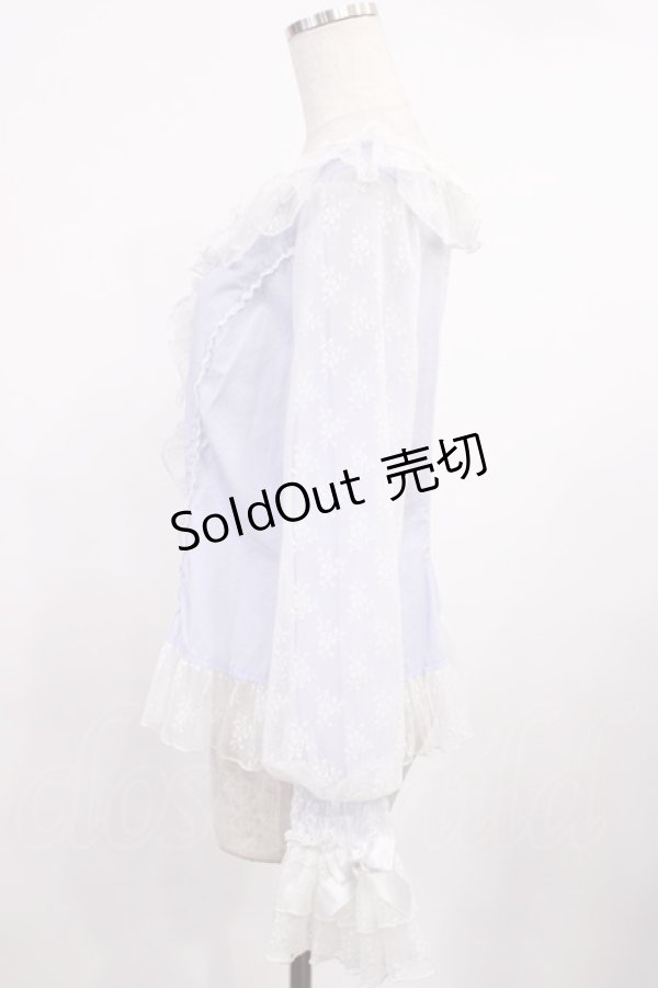 画像2: Angelic Pretty / フランソワーズブラウス Free ラベンダー H-25-09-26-1029-AP-BL-NS-ZH (2)