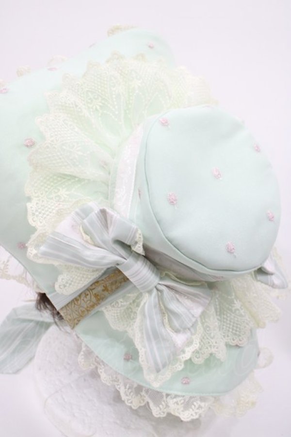 画像2: BABY,THE STARS SHINE BRIGHT / Scarlet ~Primavera Waltz Bonnet Hat~  ミント H-25-09-26-1039-BA-AC-KB-ZH (2)