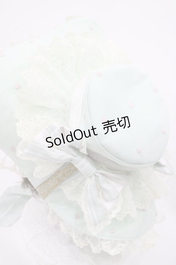 画像2: BABY,THE STARS SHINE BRIGHT / Scarlet ~Primavera Waltz Bonnet Hat~  ミント H-25-09-26-1039-BA-AC-KB-ZH (2)