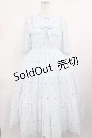 画像: Angelic Pretty / Candy Petit Heartワンピース Free サックス H-25-09-26-1006-AP-OP-NS-ZH