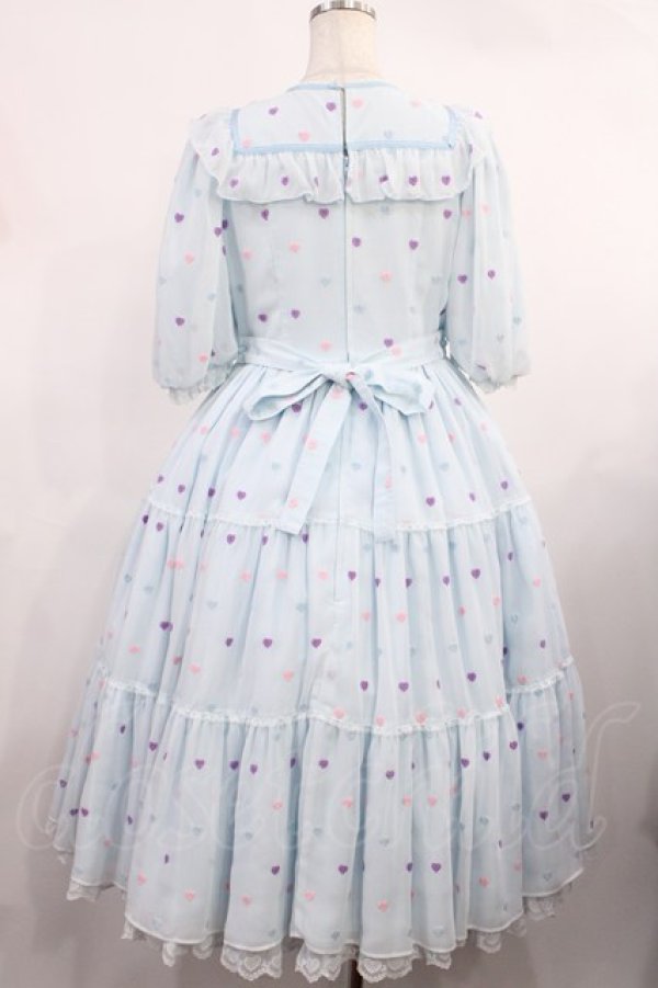 画像3: Angelic Pretty / Candy Petit Heartワンピース Free サックス H-25-09-26-1006-AP-OP-NS-ZH (3)