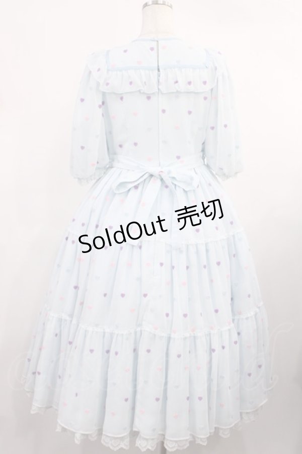 画像3: Angelic Pretty / Candy Petit Heartワンピース Free サックス H-25-09-26-1006-AP-OP-NS-ZH (3)