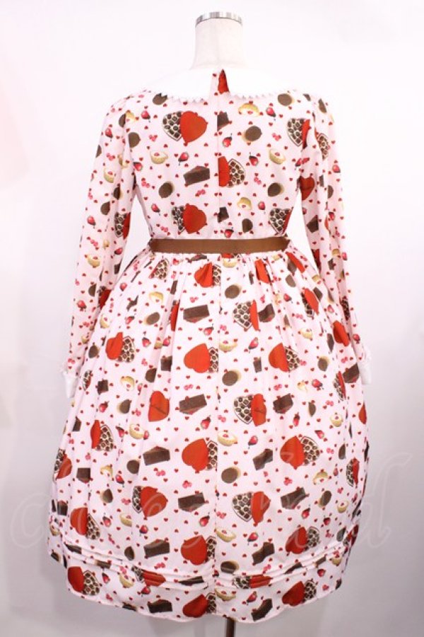 画像2: mellfy memory / Lolime/Alice's Valentineワンピース M ピンク H-25-09-26-1009-LO-OP-NS-ZH (2)