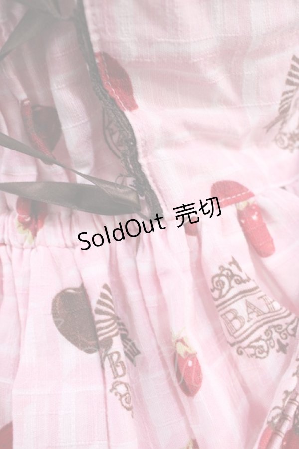 画像5: BABY,THE STARS SHINE BRIGHT / Strawberry Loves Chocolate柄ジャンパースカートII Free ピンク H-25-09-26-1014-BA-OP-NS-ZH (5)