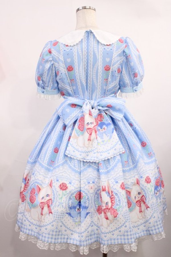画像3: Angelic Pretty / Be My Valentineワンピース Free サックス H-25-09-26-1017-AP-OP-NS-ZH (3)