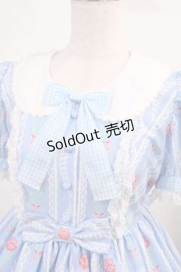 画像4: Angelic Pretty / Be My Valentineワンピース Free サックス H-25-09-26-1017-AP-OP-NS-ZH (4)