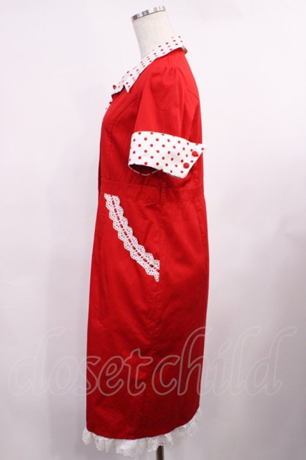 画像2: Angelic Pretty / MilkshakeワンピースSet Free レッド H-25-09-26-1020-AP-OP-NS-ZH (2)