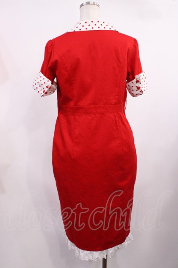 画像3: Angelic Pretty / MilkshakeワンピースSet Free レッド H-25-09-26-1020-AP-OP-NS-ZH (3)