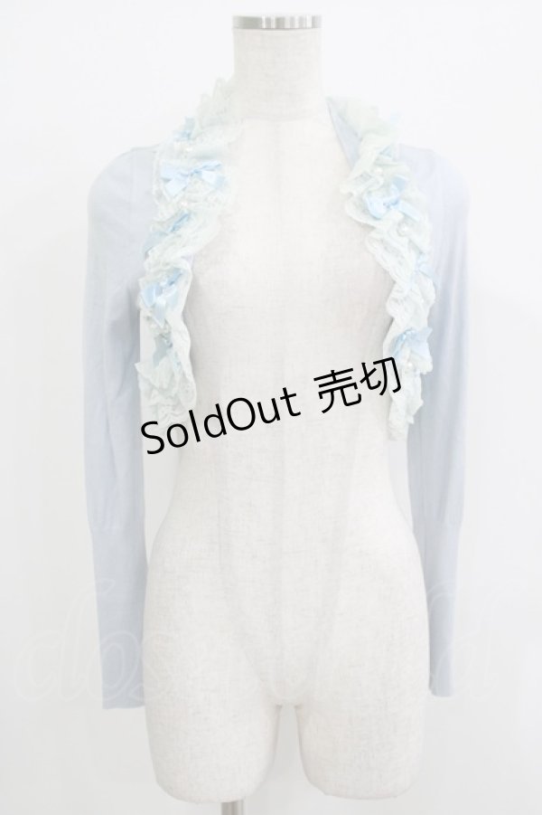 画像1: JESUS DIAMANTE / パールリボンボレロ Free サックス H-25-09-26-058-JE-TO-NS-ZH (1)