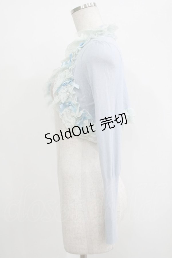 画像2: JESUS DIAMANTE / パールリボンボレロ Free サックス H-25-09-26-058-JE-TO-NS-ZH (2)