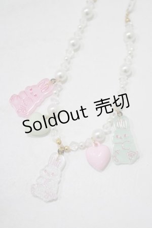 画像: Angelic Pretty / Gummy Bunnyネックレス  ホワイト H-25-09-26-068-AP-AC-NS-ZH