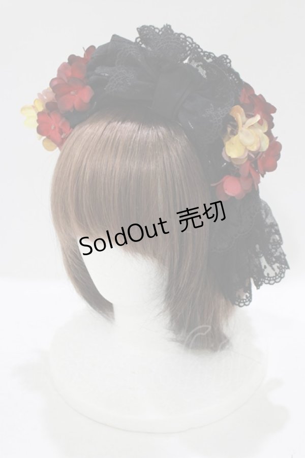 画像1: Hoshibako Works / 繁花集カチューシャ  ブラック H-25-09-26-076-LO-AC-NS-ZH (1)