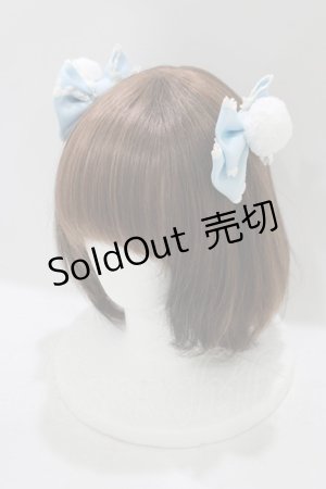 画像: Angelic Pretty / うさぎのしっぽコーム  サックス H-25-09-26-079-AP-AC-NS-ZH