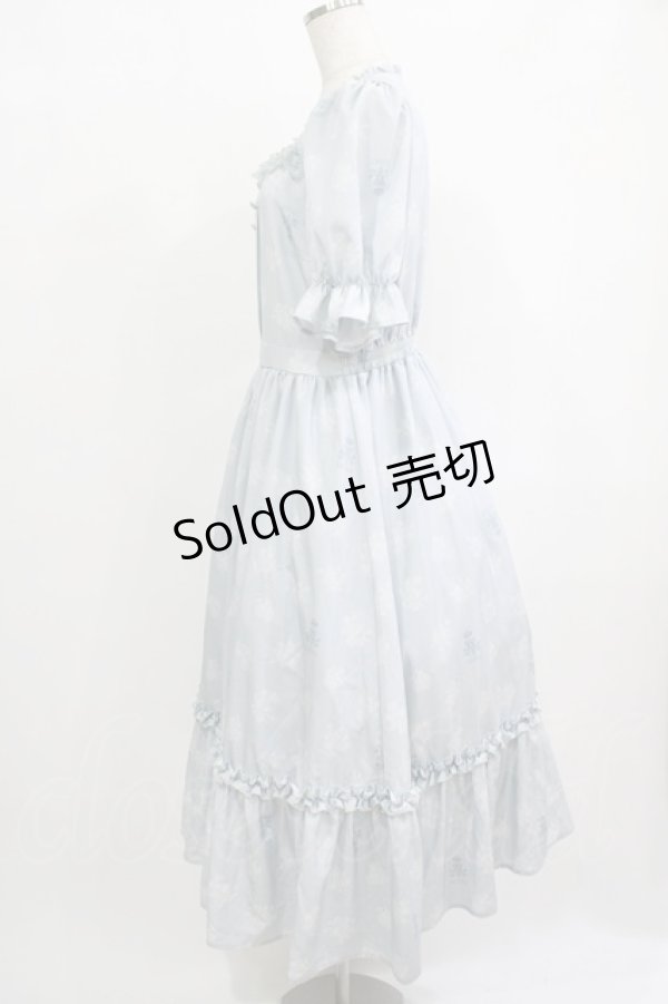 画像2: m petit by misako / MSKハナガラスクエアNOP L サックス H-25-09-26-013-LO-OP-NS-ZH (2)