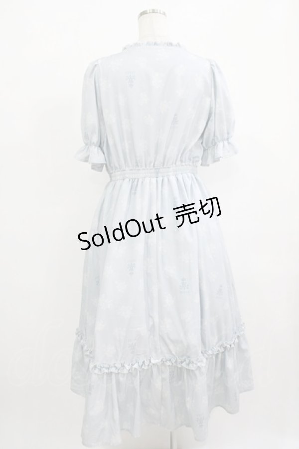 画像3: m petit by misako / MSKハナガラスクエアNOP L サックス H-25-09-26-013-LO-OP-NS-ZH (3)