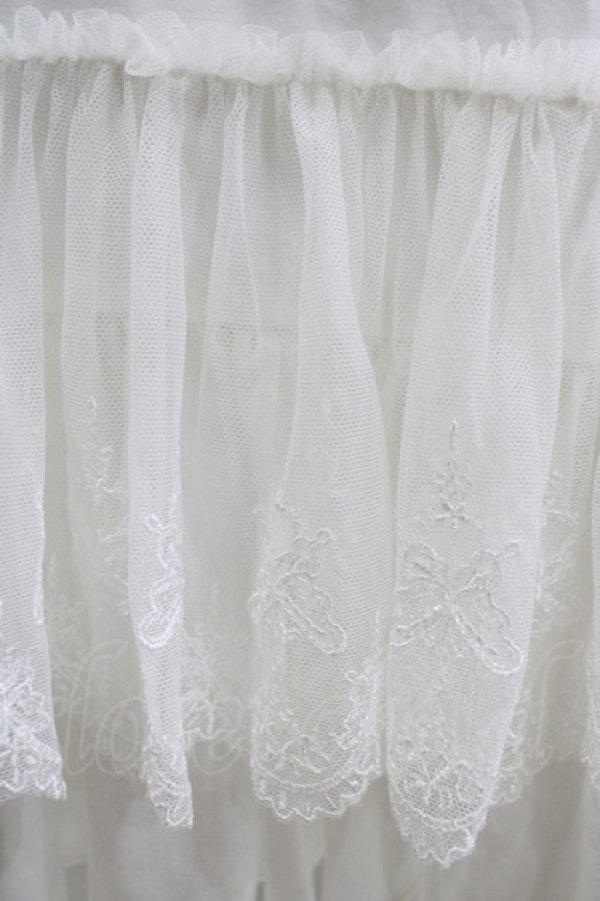 画像4: Hoshibako Works / エアリーフローラインナーワンピース ロング/L ホワイト H-25-09-26-019-LO-OP-NS-ZH (4)