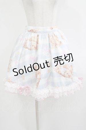 画像: To Alice / キャット×ギンガムチェックシリーズ浴衣のスカート M サックス H-25-09-26-021-LO-SK-NS-ZH