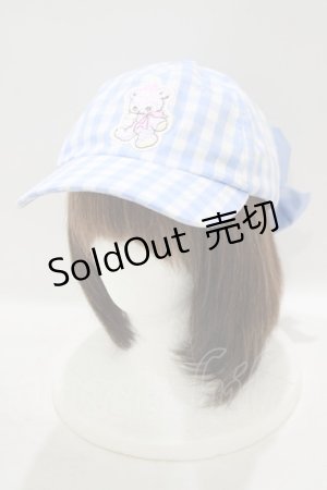 画像: Chalmiere / illustrator MAKI × Chalmiere/ファンシードールキャップ  サックス H-25-09-27-036-PU-AC-NS-ZH