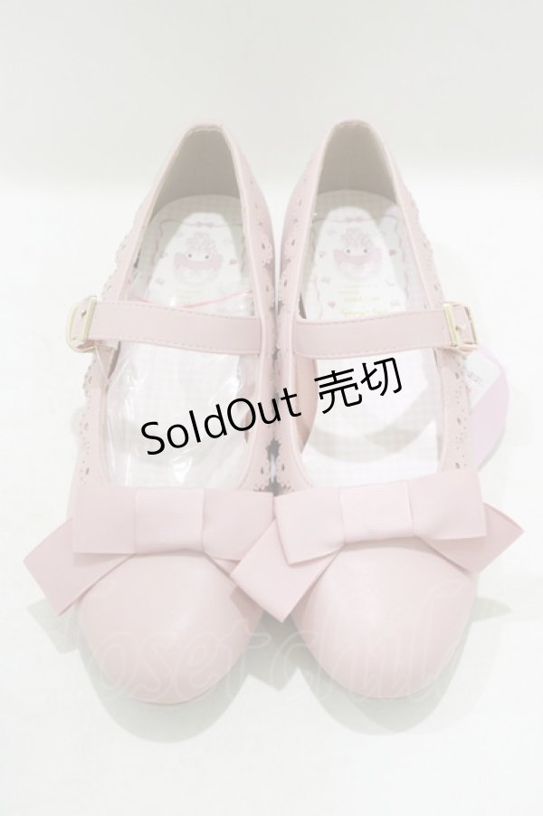 画像1: m petit by misako / サンリオキャラクターズコラボマイメロディパンプス LL ピンク H-25-09-27-037-LO-SH-NS-ZH (1)
