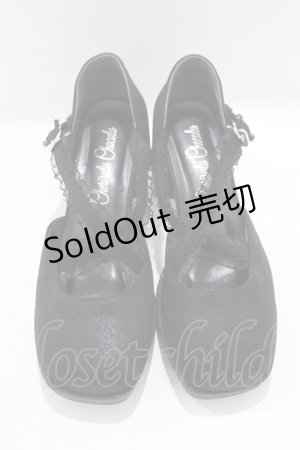 画像: Cherirulu Chocola / 太ヒールパンプス M ブラック H-25-09-27-038-GO-SH-NS-ZH