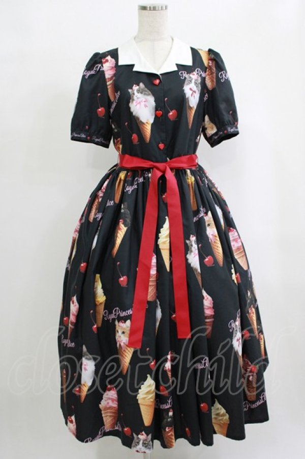 画像1: Royal Princess Alice / にゃいすくりーむサマーセット Free ブラック H-25-09-27-043-LO-OP-NS-ZH (1)