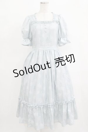 画像: m petit by misako / AOKハナガラスクエアワンピース M サックス H-25-09-27-048-LO-OP-NS-ZH