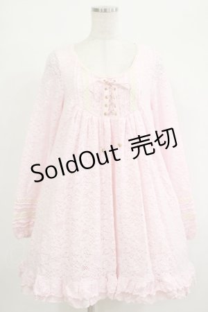 画像: LIZ LISA / レースワンピース Free ピンク H-25-09-27-054-LO-OP-NS-ZH